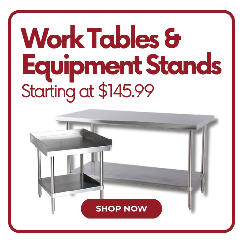 Work Tables & Equipment Stands. Starting at $145.99. Shop now.