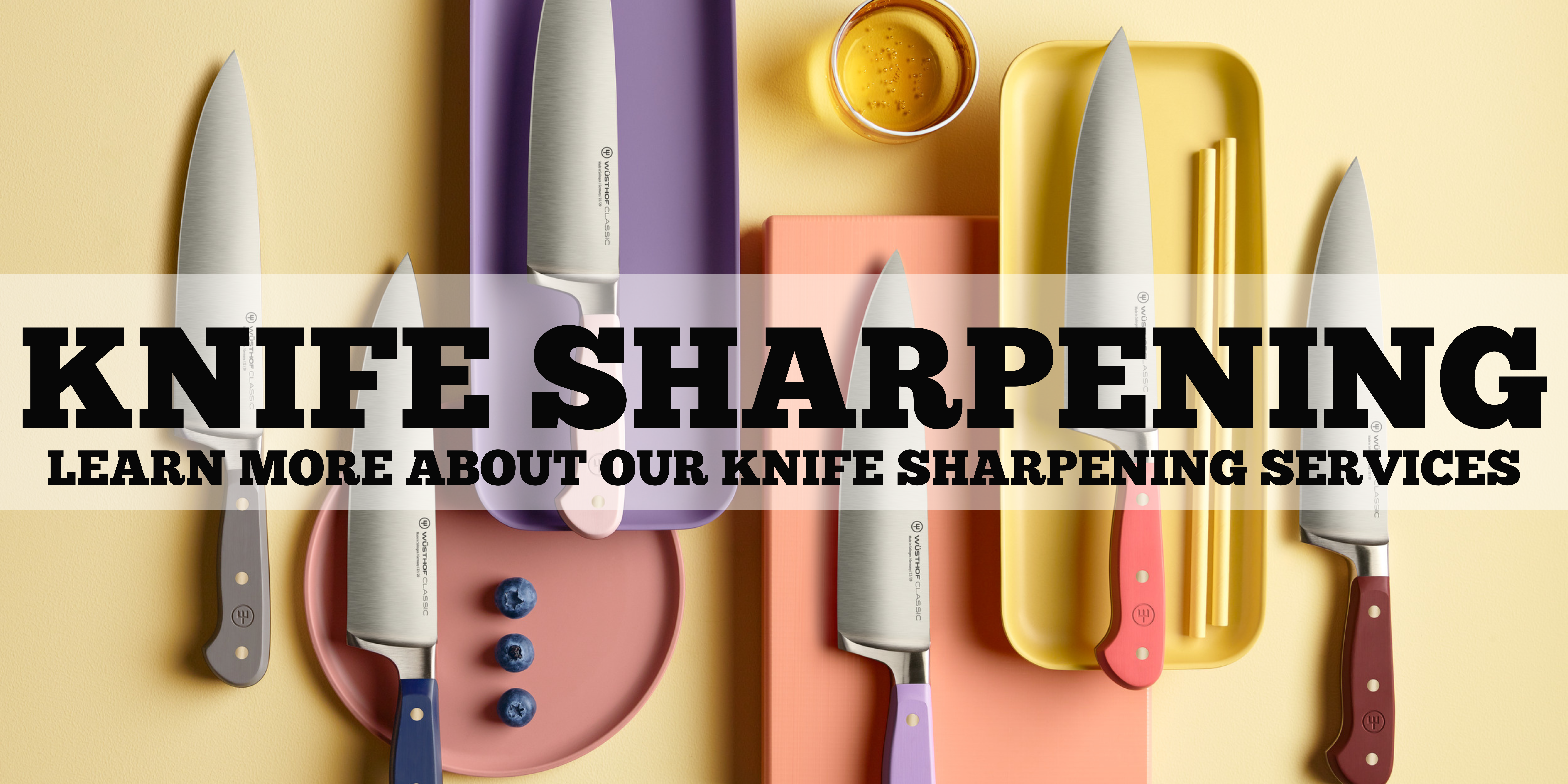 Knife Sharpening. Learn more about our knife sharpening services.